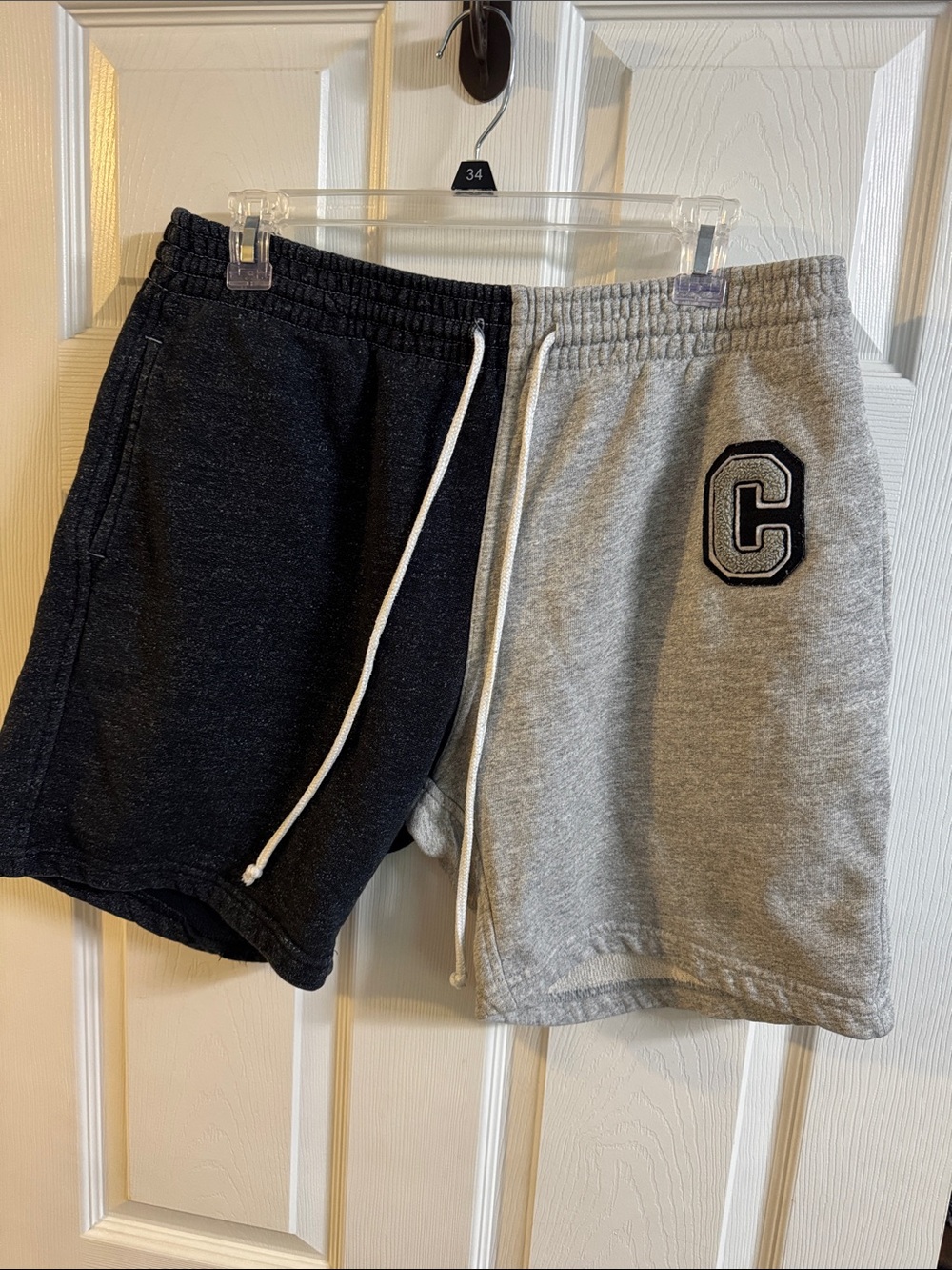 Men's ChubbiesTwo-Tone Casual Drawstring Shorts - Navy & Gray